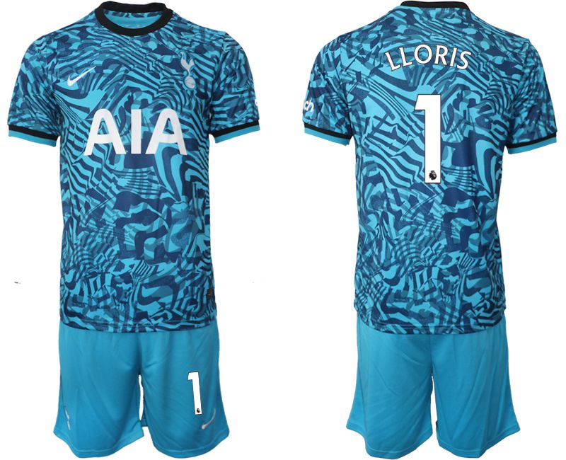 Men 2022-2023 Club Tottenham Hotspur away blue #1 Soccer Jersey